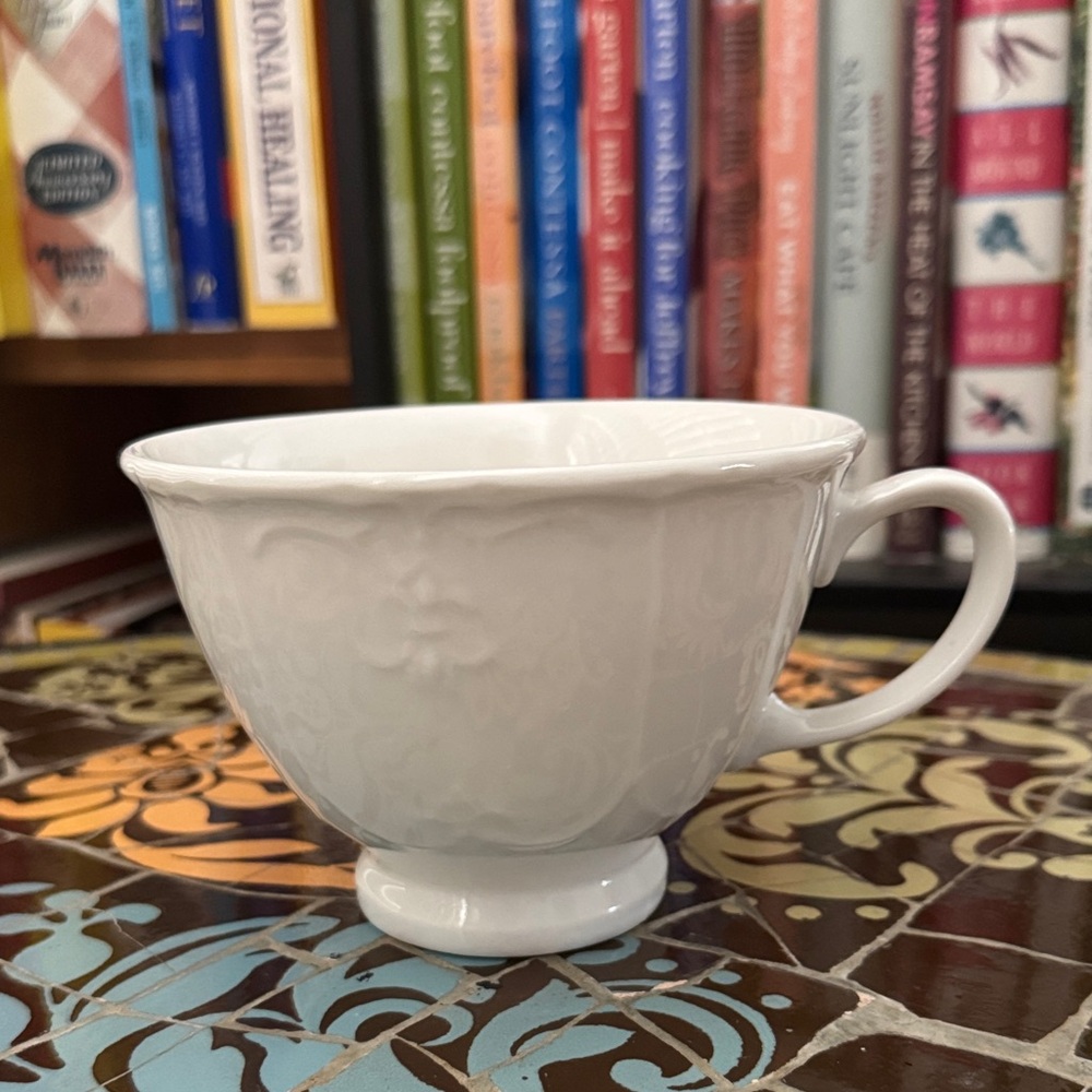 Elegant White Teacup